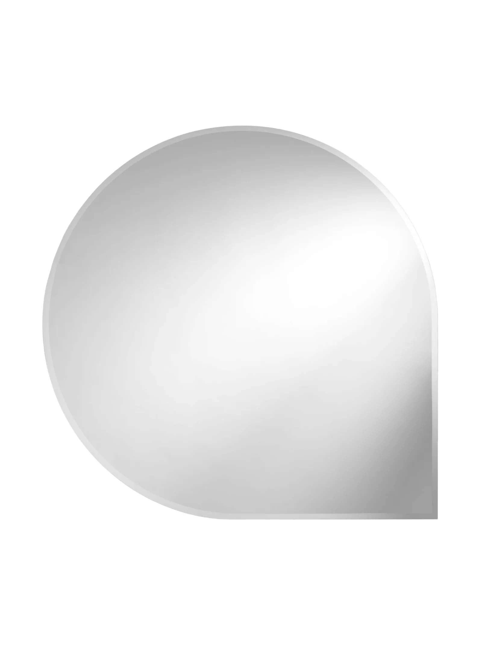 Hearth plate. Glass/Teardrop large/110×110 cm