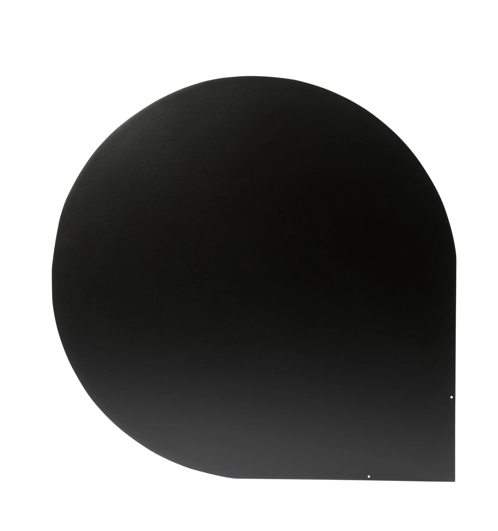 Hearth plate. Steel/ Teardrop large/ 110×110 cm