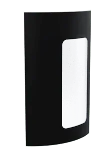 Left outer side glass, Nordic 9 – 294,8 x 525 mm curved