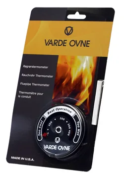 Flue pipe thermometer