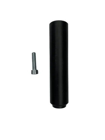 Griff, nur Unterteil, In-Line 47 and 55, schwarz lackierter Stahl