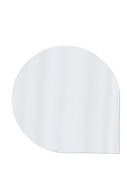P15 Hearth plate. Glass/ Teardrop small/100×100 cm