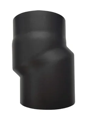 Hormiputken s-mutka, 20 mm offset, musta