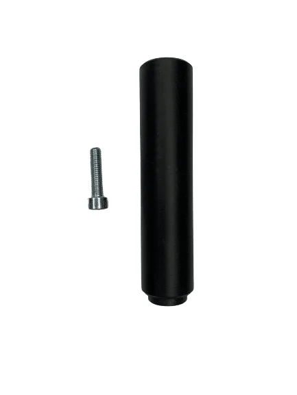 Griff, nur Unterteil, In-Line 47 and 55, schwarz lackierter Stahl